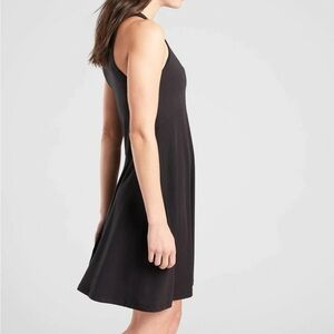Athleta Santorini Thera Dress Women’s Black Athleisure Activewear Womens Sz S